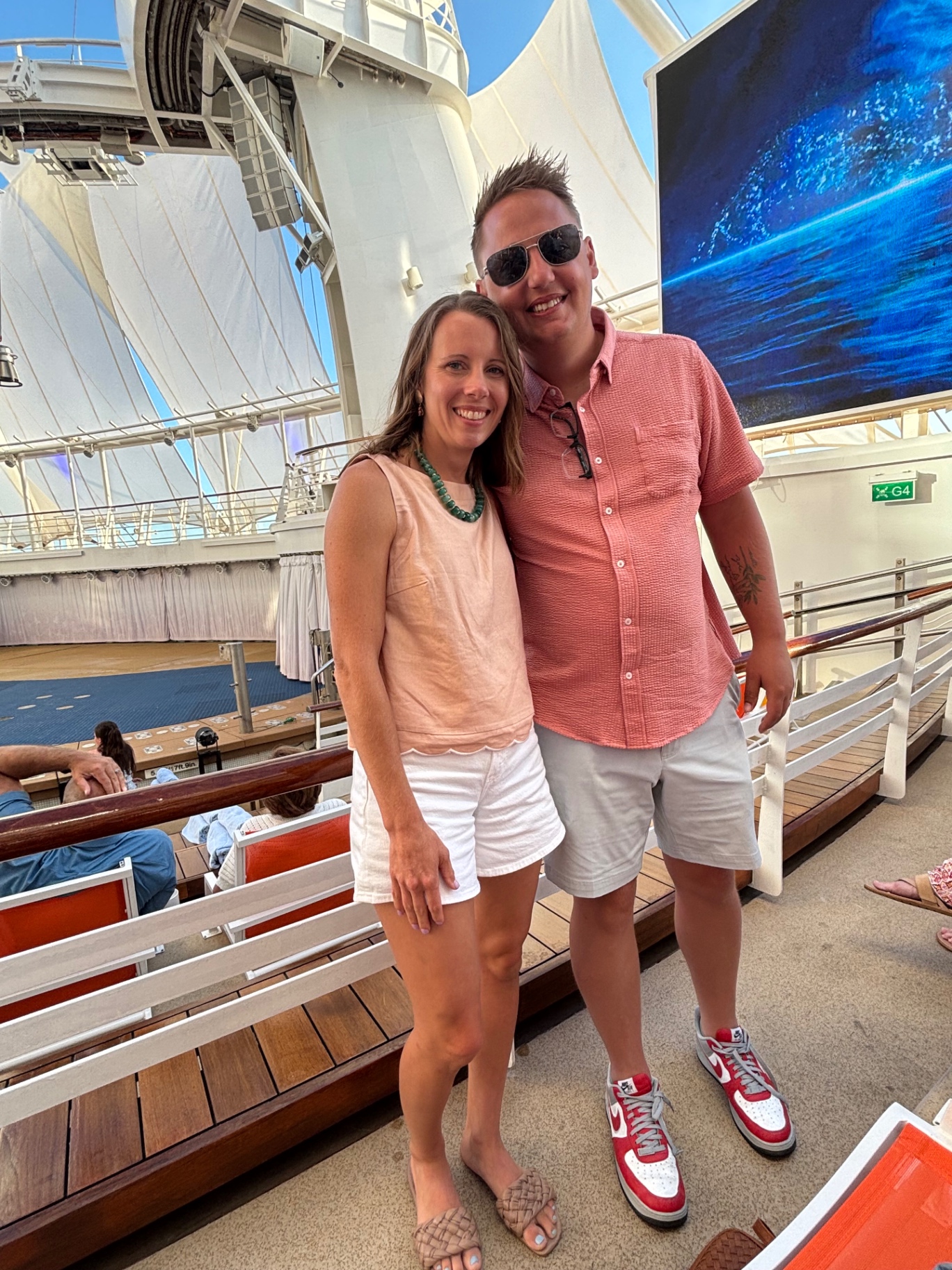 Ross Hoekstra with his wife